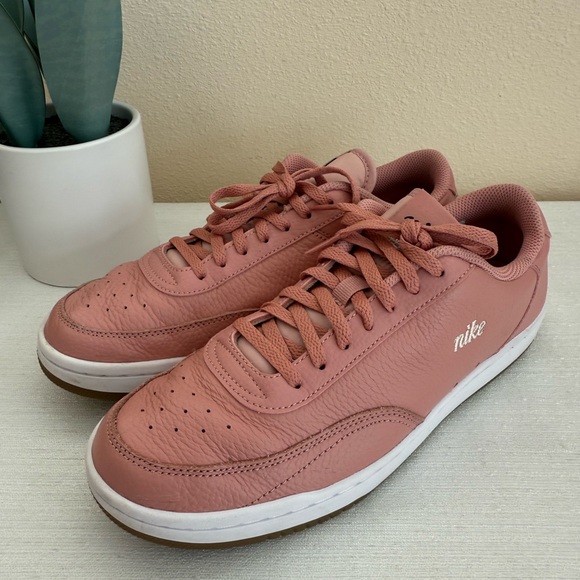 Nike Dusty Rose Leather Casual Sneakers - Picture 6 of 12
